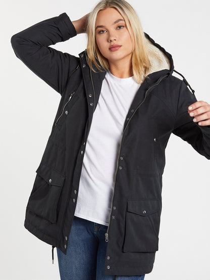 Walk on By 5K Parka - Schwarz