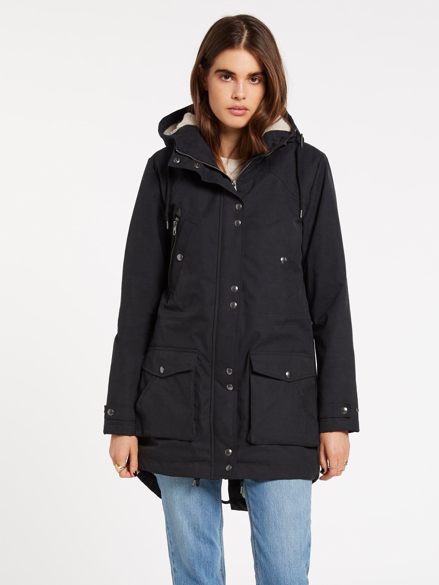 Walk on By 5K Parka - Schwarz