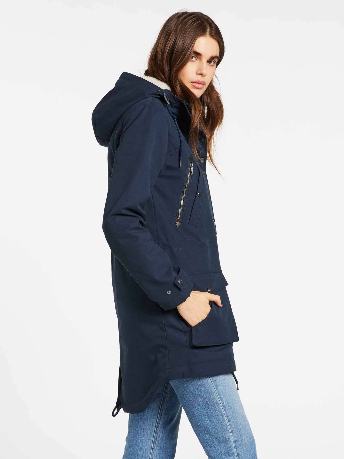 Walk on By 5K Parka - SEA NAVY