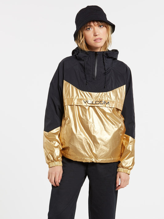 Throback Ins Nuts Windbreaker Jacke - GOLD