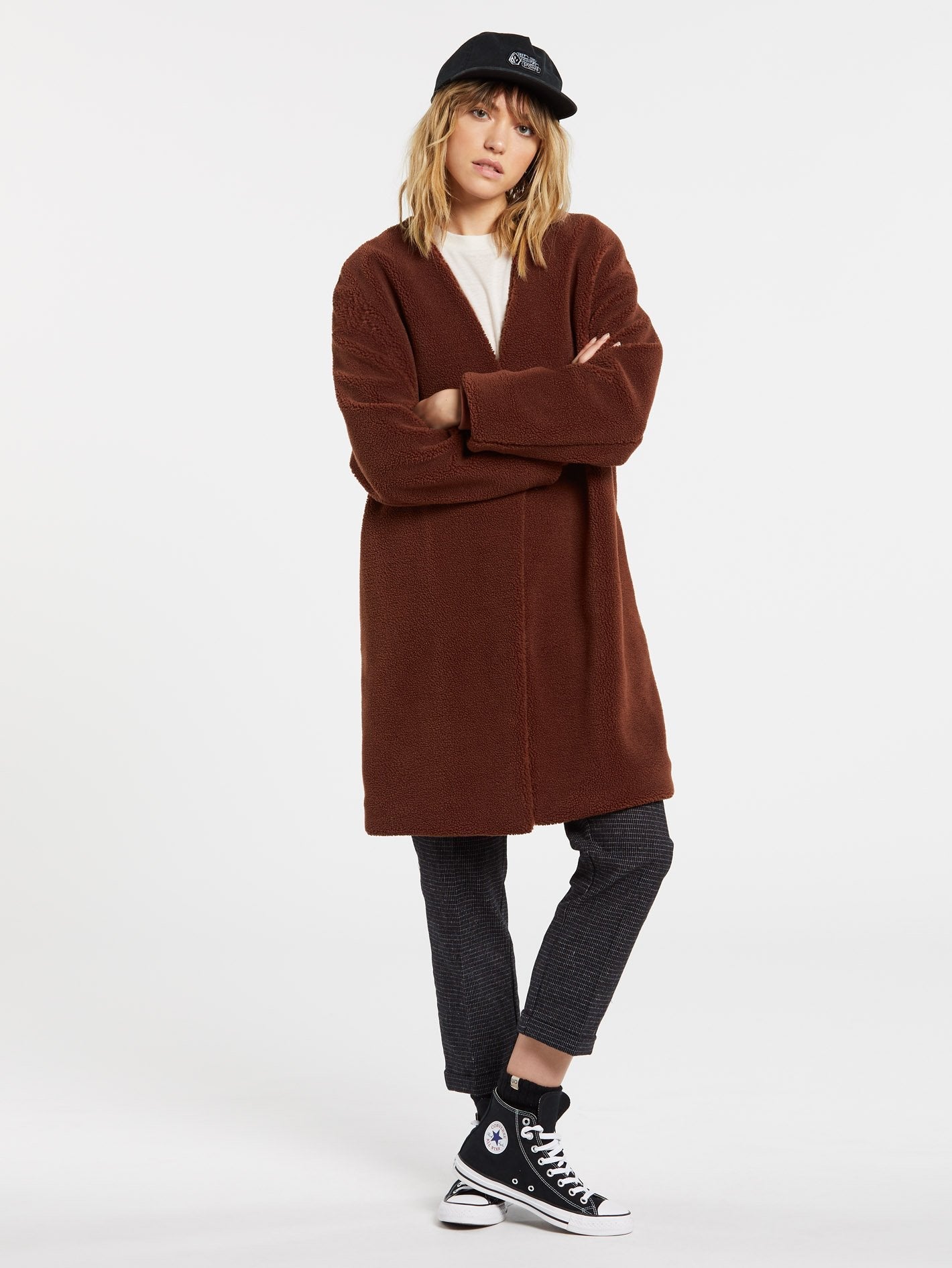 Manteau Pho Fur - BRICK