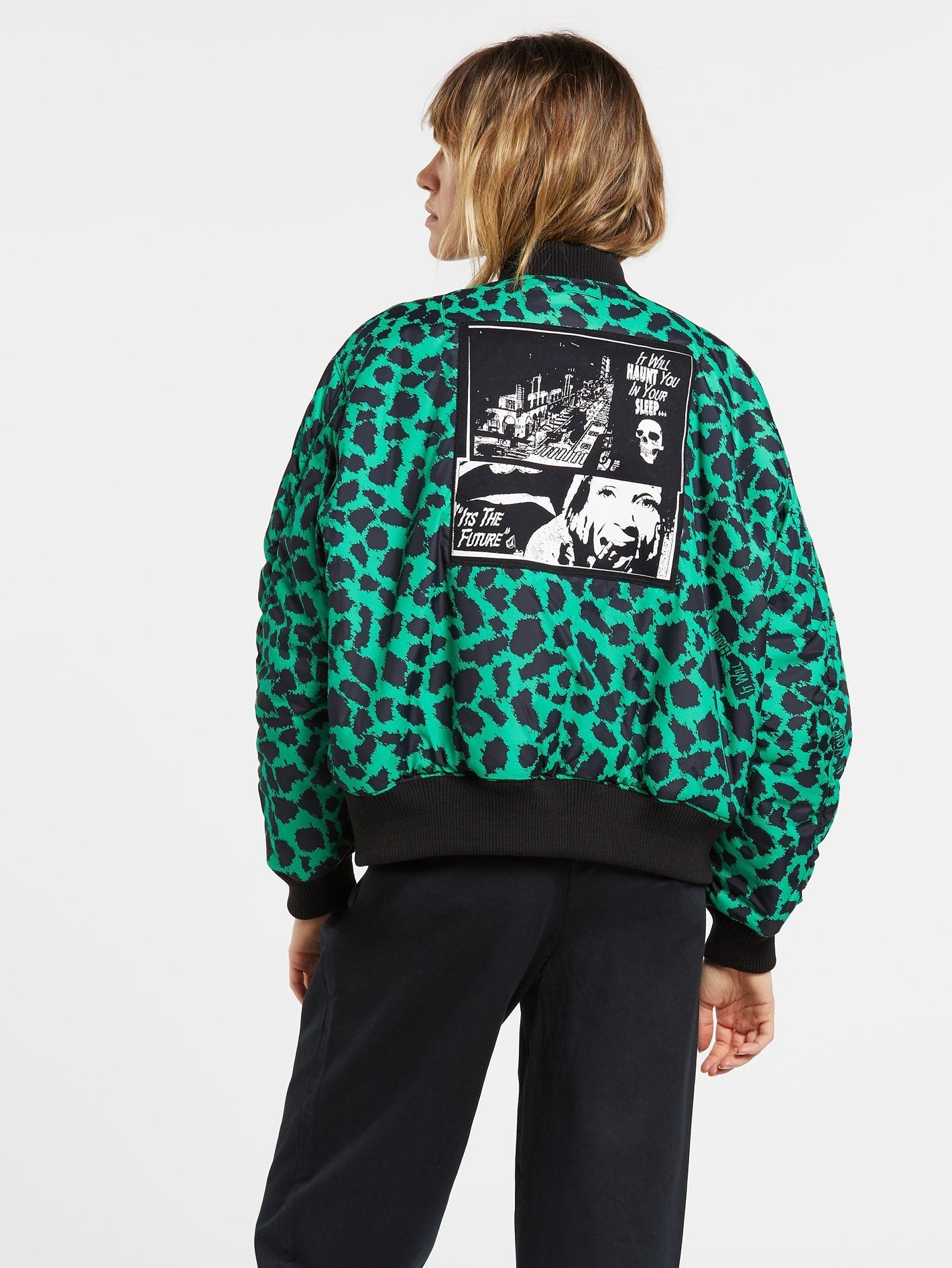 Greenfuzz Bomberjacke – SCHWARZ