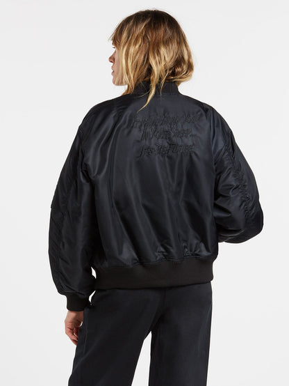 Greenfuzz Bomberjacke – SCHWARZ