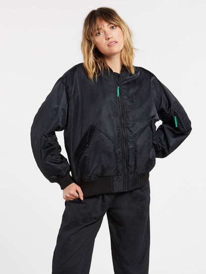 Greenfuzz Bomberjacke – SCHWARZ