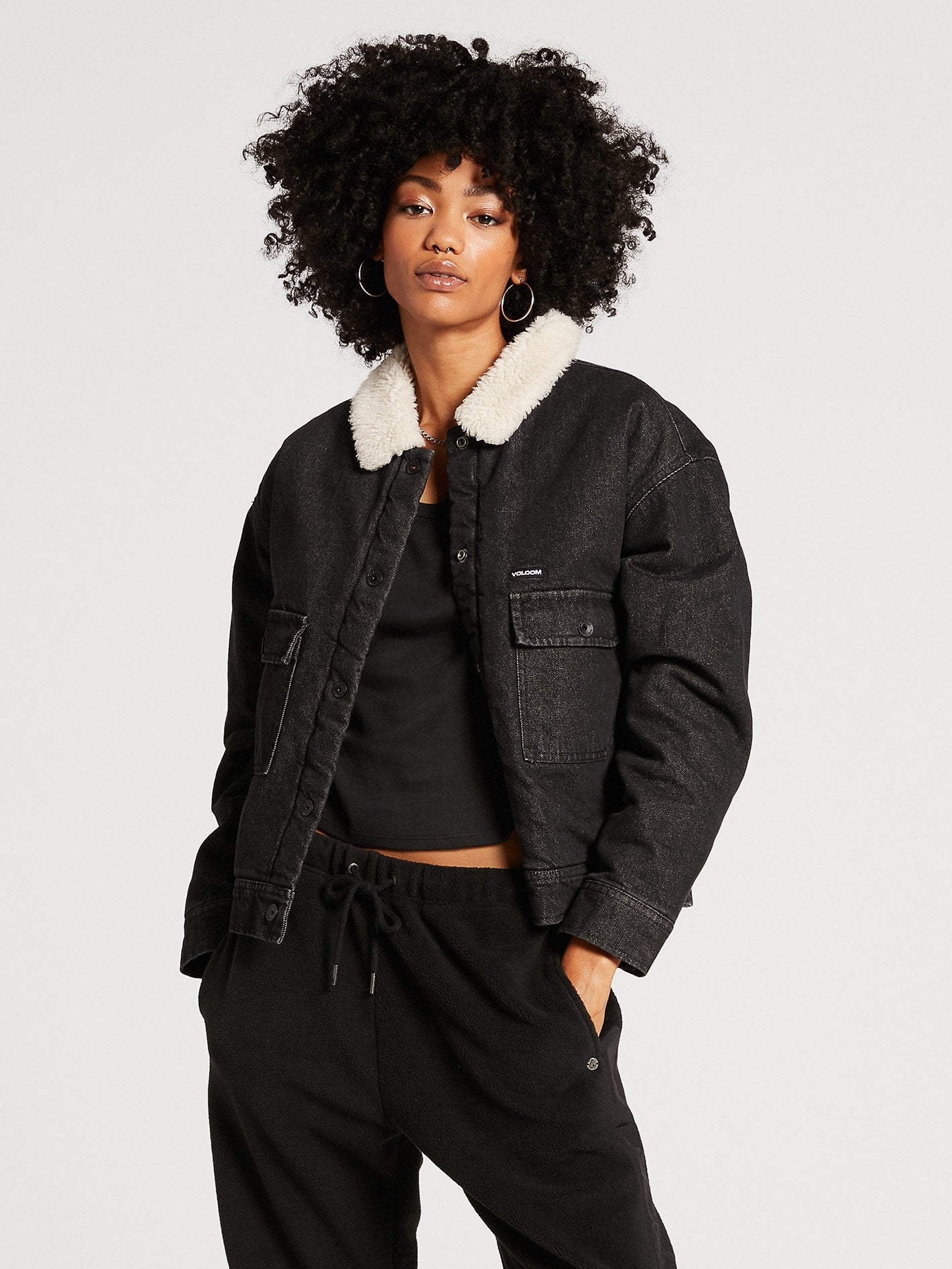 Weaton Jacke - SCHWARZE KOMBINATION