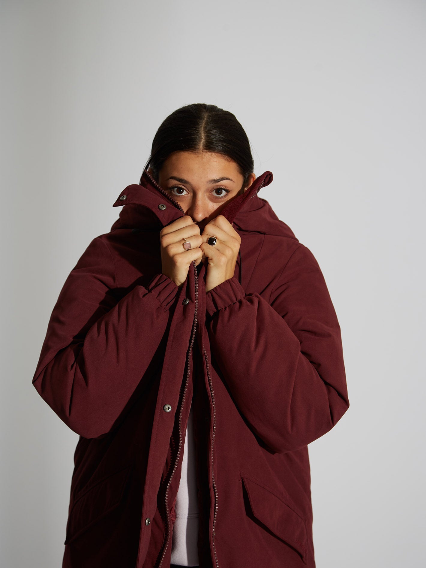 Sleepi Puff Parka - BURGUNDERROT