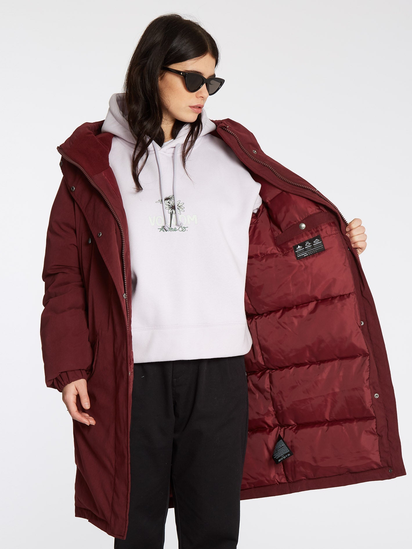 Sleepi Puff Parka - BURGUNDERROT