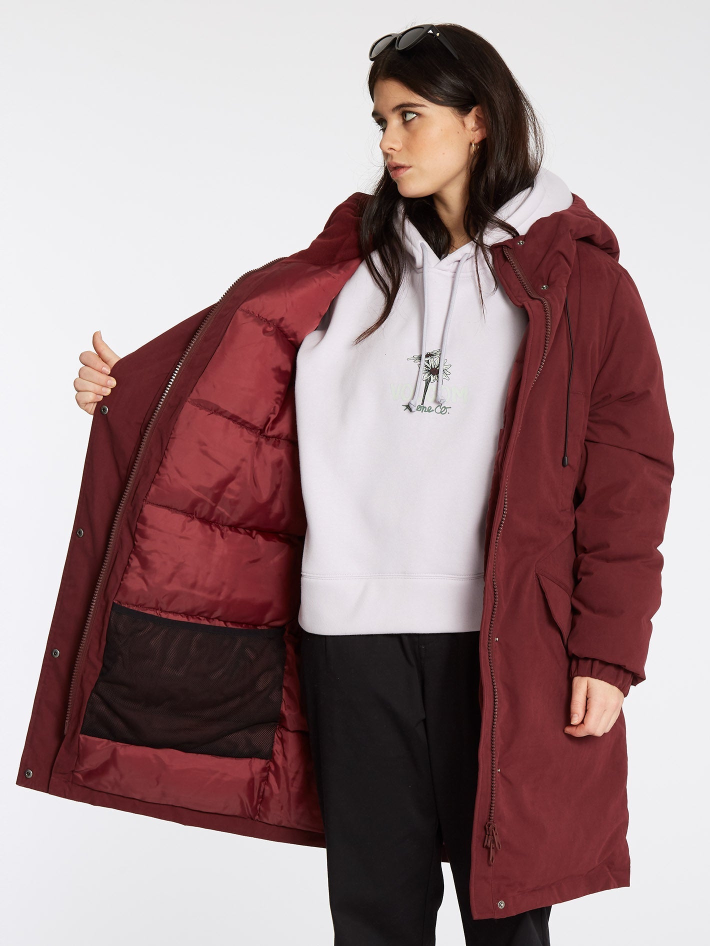 Sleepi Puff Parka - BURGUNDERROT