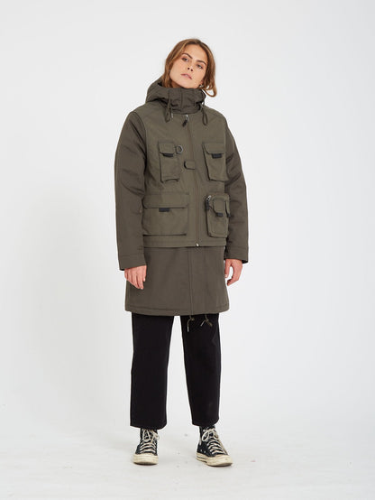 Cimandy 5K 3 in 1 Parka - ARMY GREEN COMBO