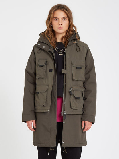 Cimandy 5K 3 in 1 Parka - ARMY GREEN COMBO
