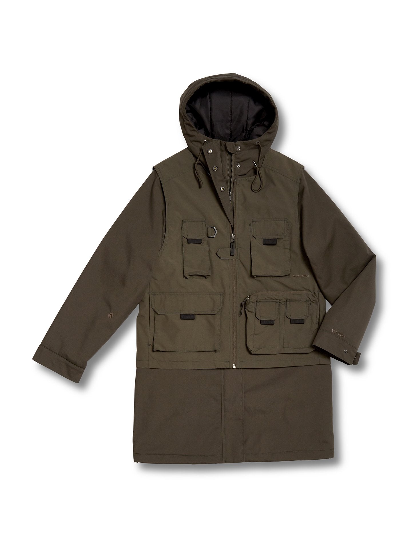 Cimandy 5K 3 in 1 Parka - ARMY GREEN COMBO