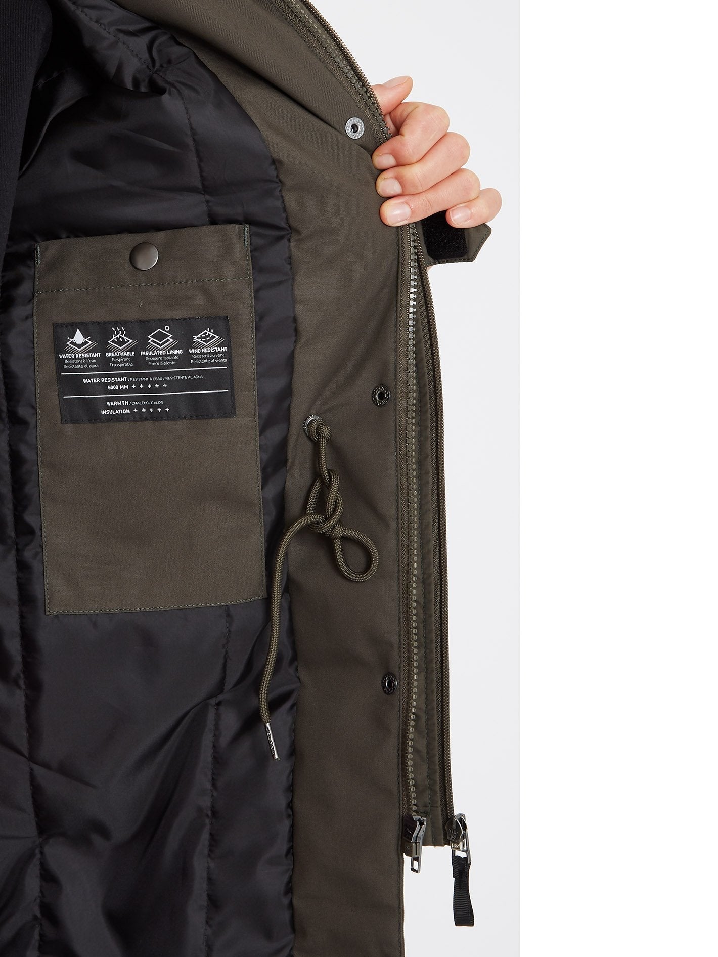Cimandy 5K 3 in 1 Parka - ARMY GREEN COMBO