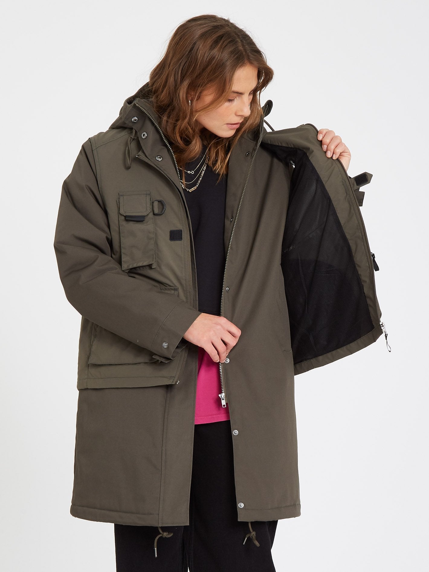 Cimandy 5K 3 in 1 Parka - ARMY GREEN COMBO