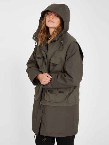 Cimandy 5K 3 in 1 Parka - ARMY GREEN COMBO