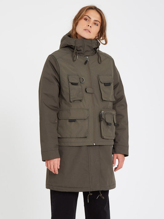 Parka Cimandy 5K 3 en 1 - ARMY GREEN COMBO