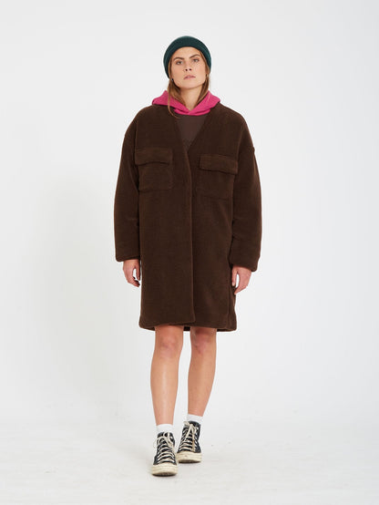 Manteau Eesypeesy - DARK BROWN