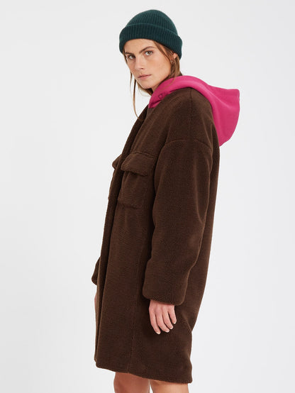 Manteau Eesypeesy - DARK BROWN
