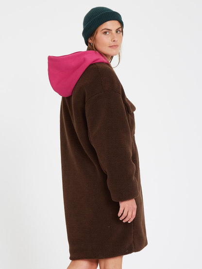 Manteau Eesypeesy - DARK BROWN