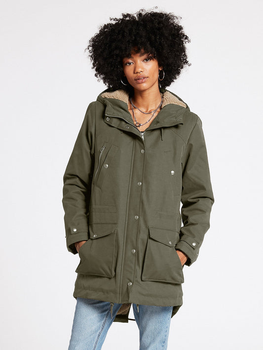 Parka Walk On By 5K - ARMY GREEN COMBO