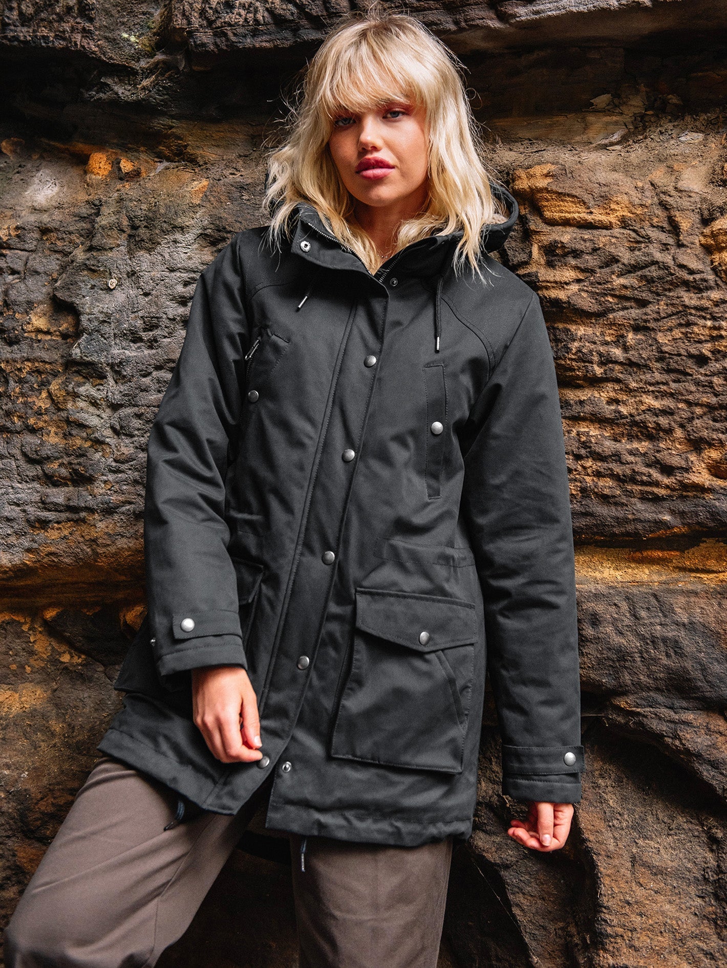 Parka Walk On By 5K - BLACK