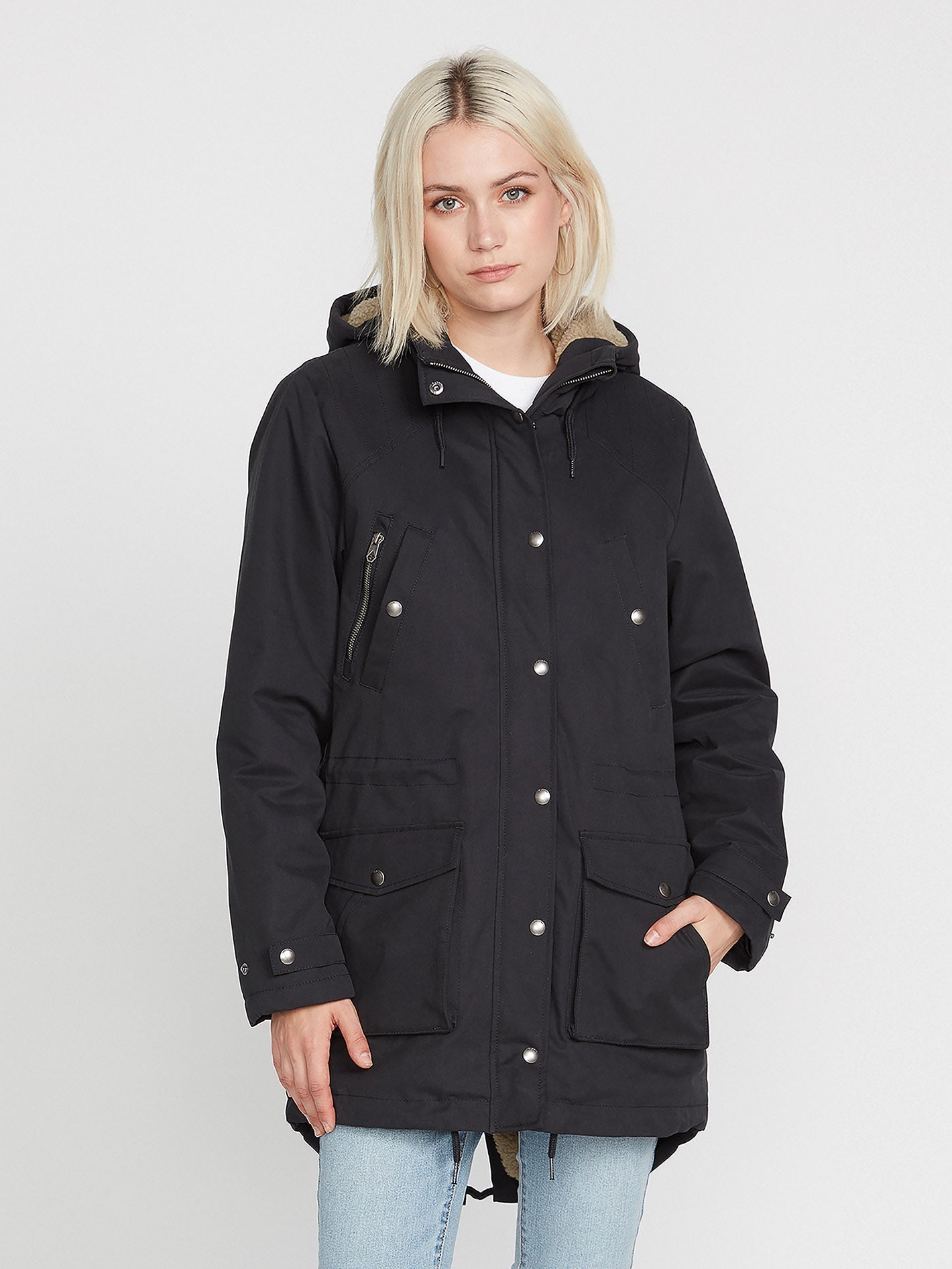 Parka Walk On By 5K - BLACK