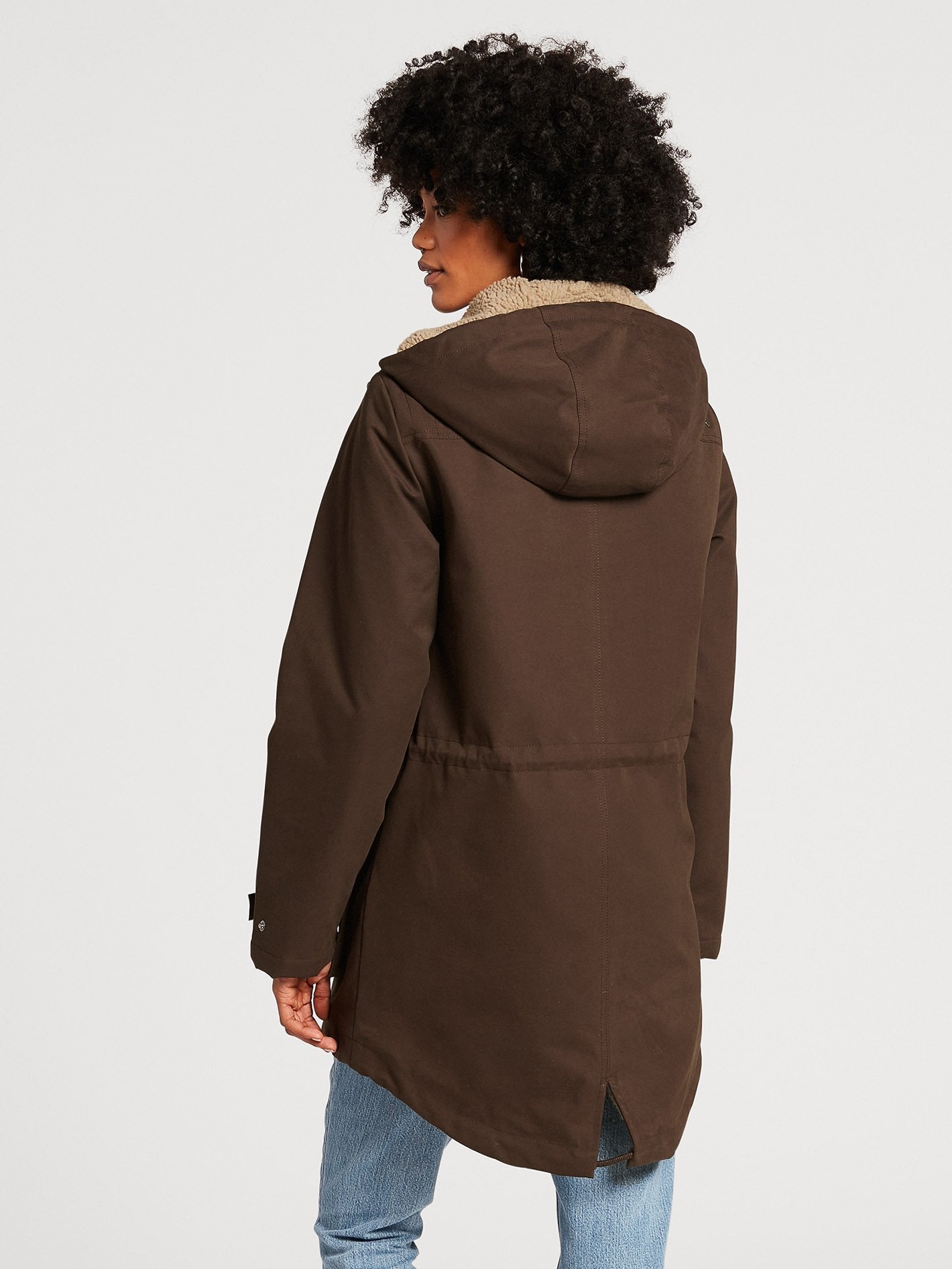Walk On By 5K Parka - DUNKELBRAUN