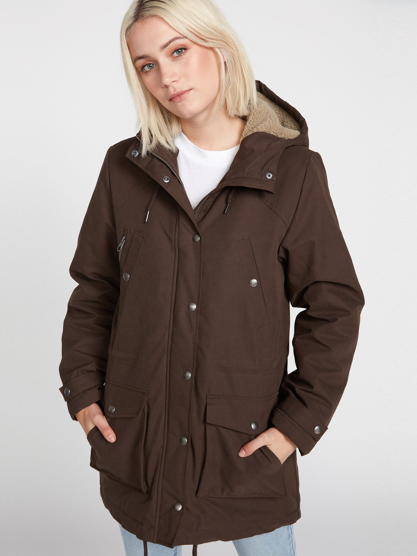 Parka Walk On By 5K - ESPRESSO