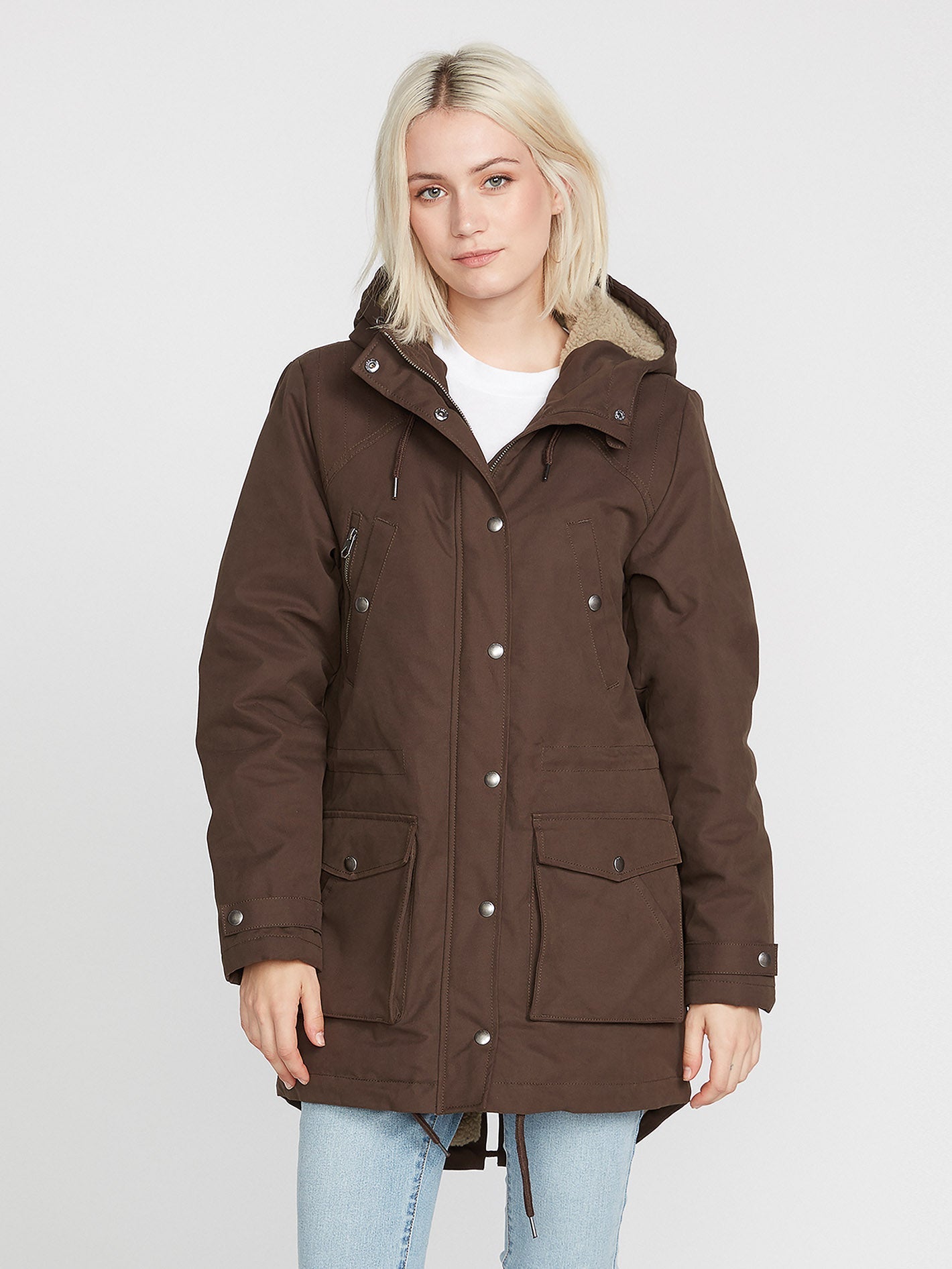 Parka Walk On By 5K - ESPRESSO