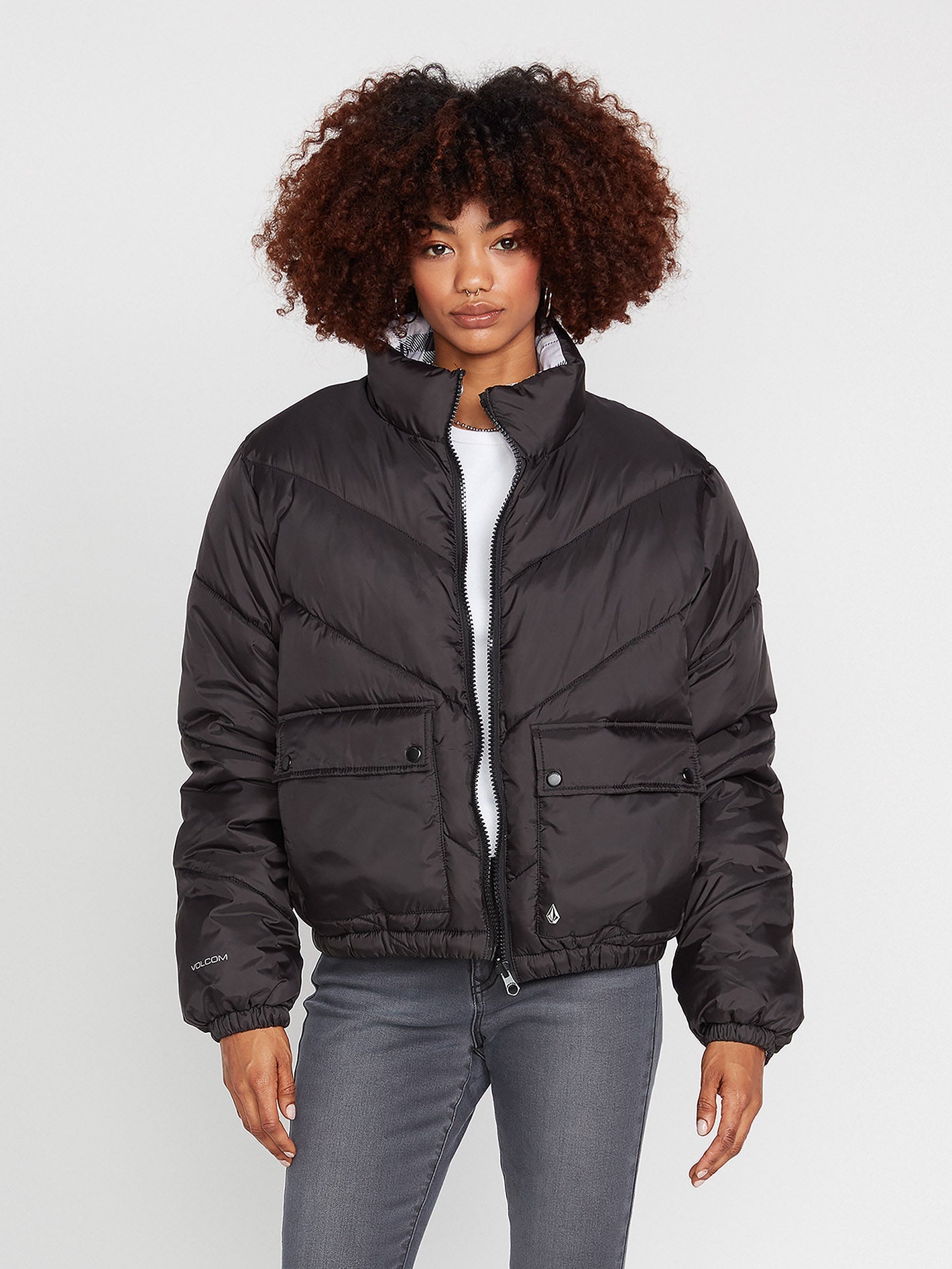 Veste Down'N Puff (réversible) - BLACK