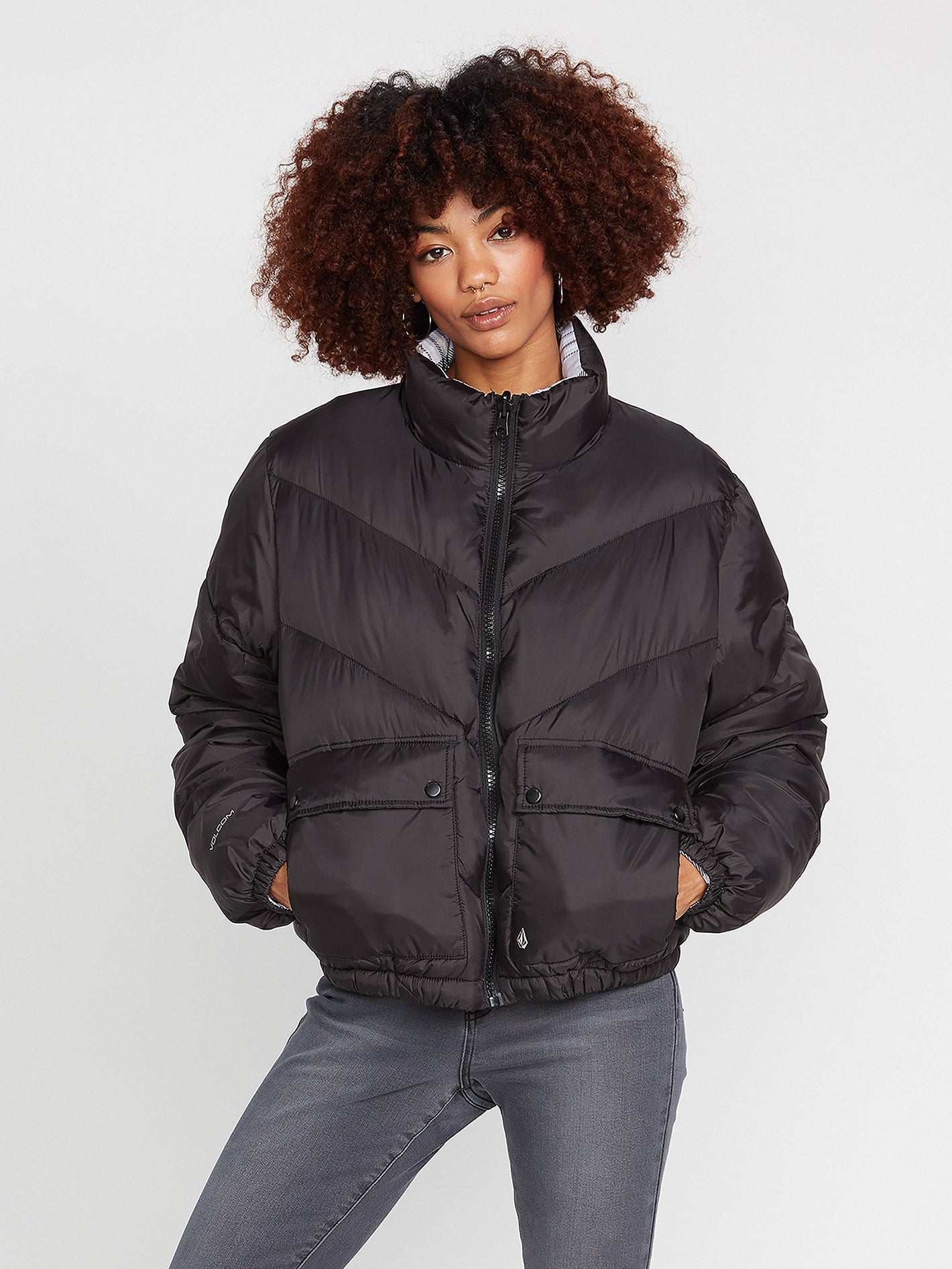 Veste Down'N Puff (réversible) - BLACK