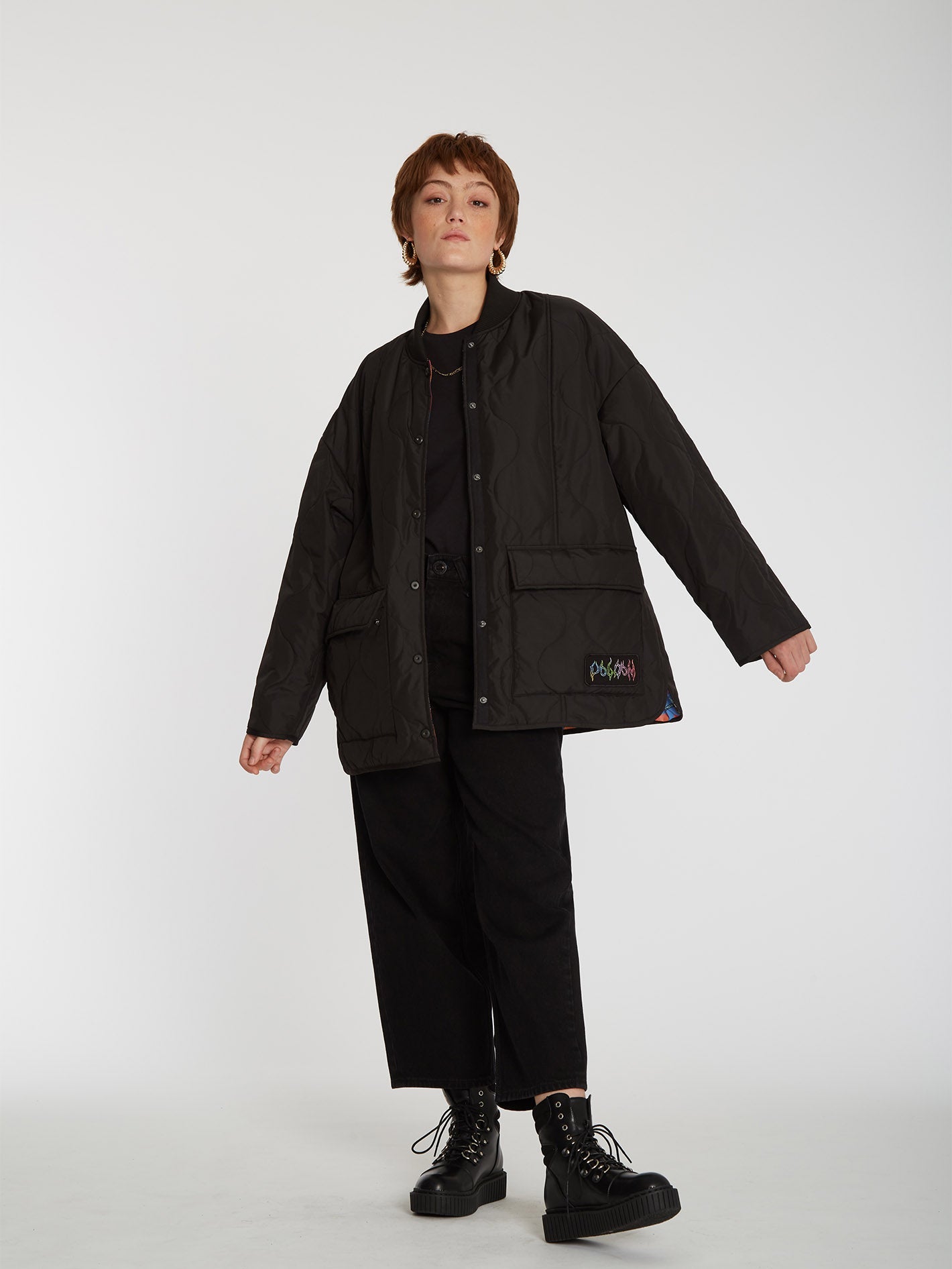 Chrissie Abbott X French Jacket (Reversible) - BLACK