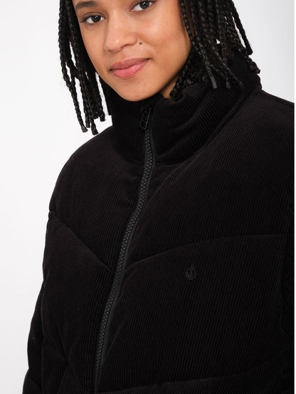 Veste doudoune Cord'N Puff - BLACK