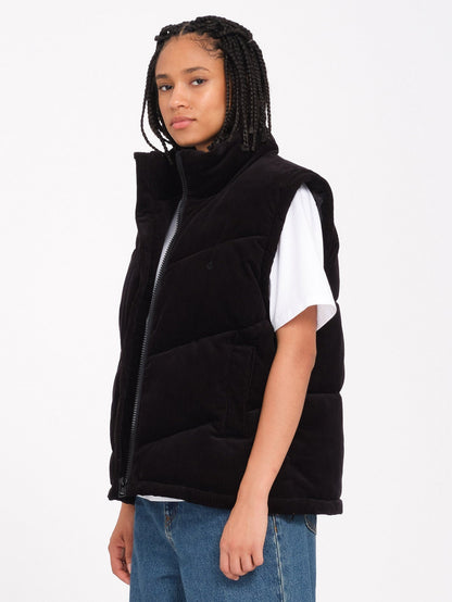 Veste doudoune Cord'N Puff - BLACK