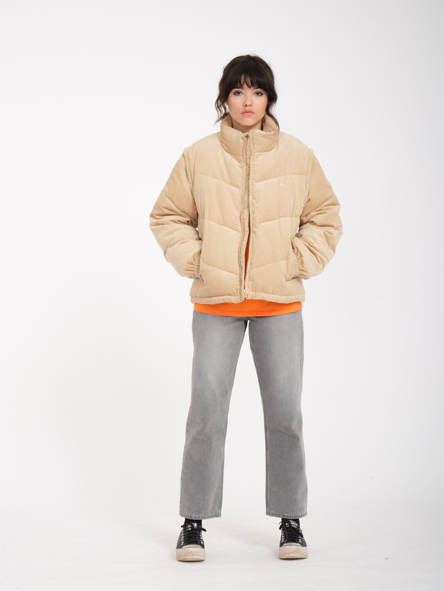 Cord'N Puff Steppjacke - KHAKI