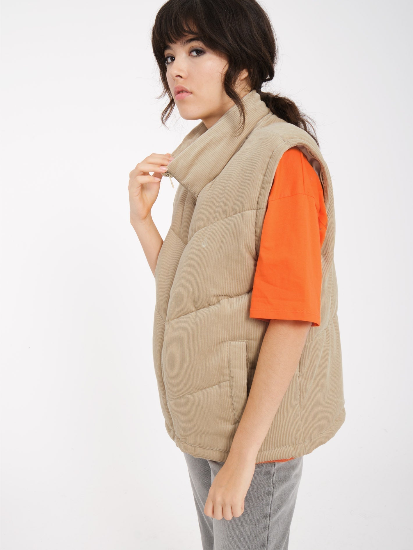 Cord'N Puff Steppjacke - KHAKI