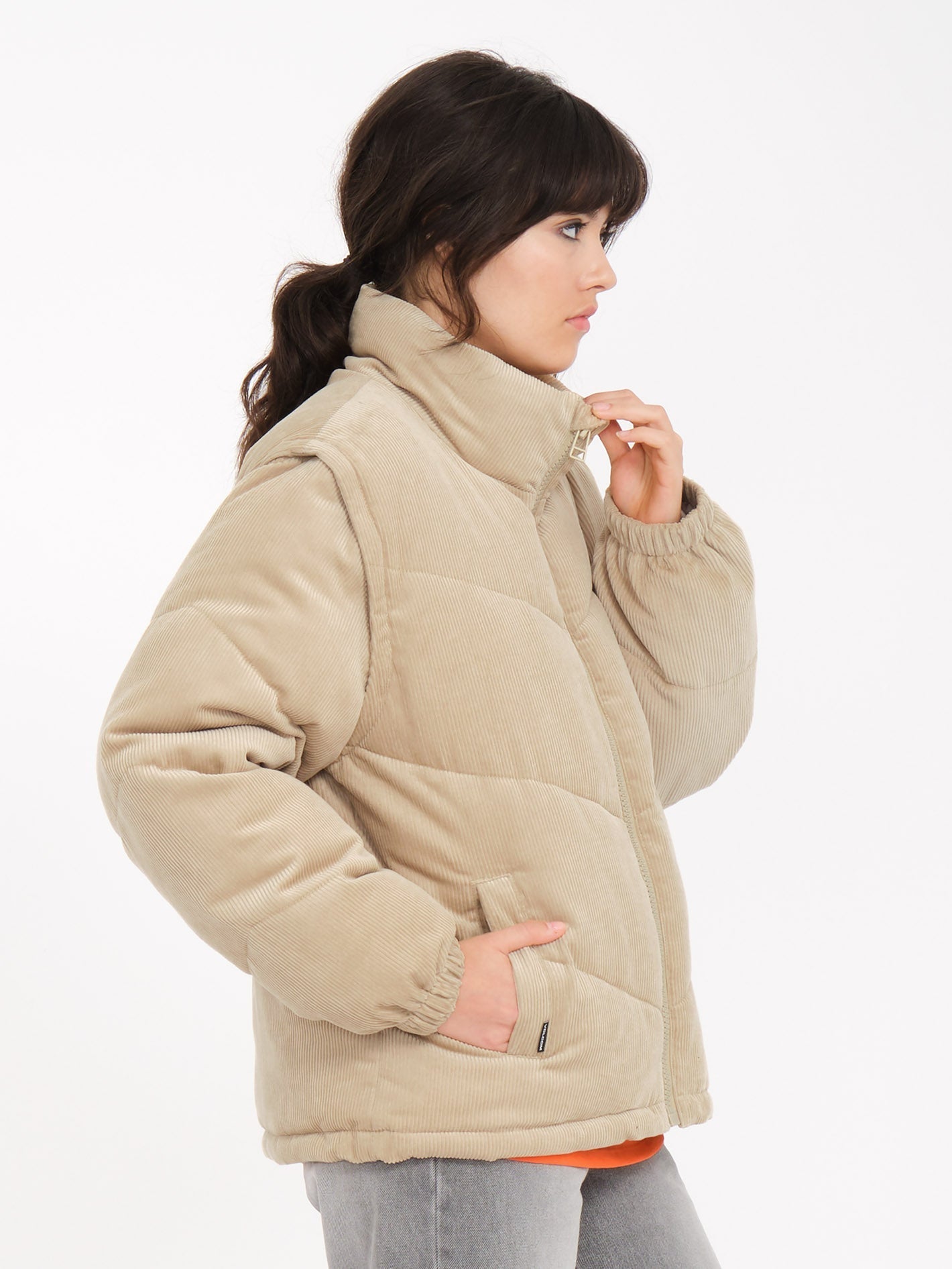 Cord'N Puff Steppjacke - KHAKI