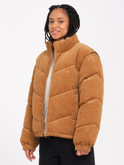 Cord'N Puff Down Jacket - VINTAGE BROWN
