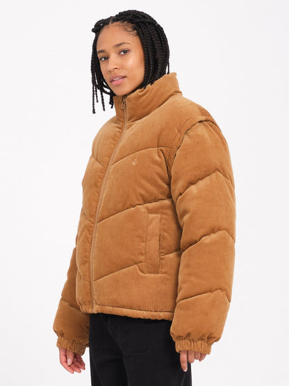 Cord'N Puff Down Jacket - VINTAGE BROWN