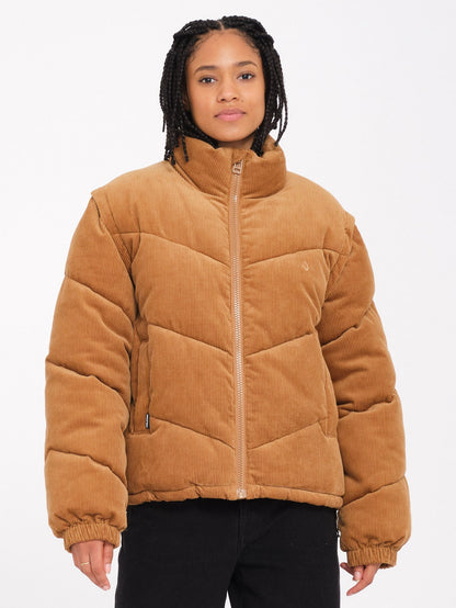 Cord'N Puff Down Jacket - VINTAGE BROWN