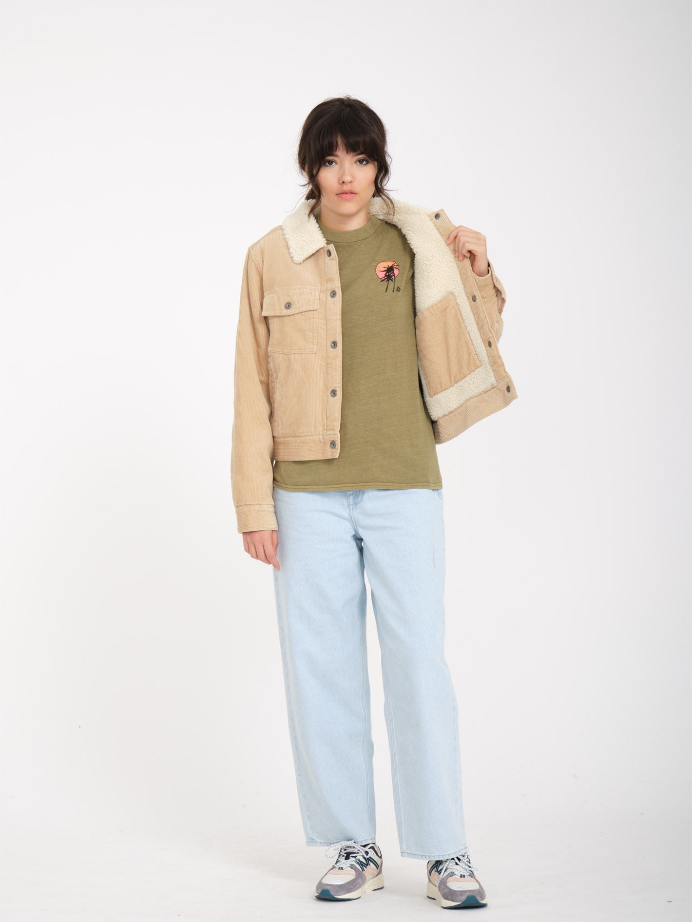 Radstone Rippenjacke - Khaki