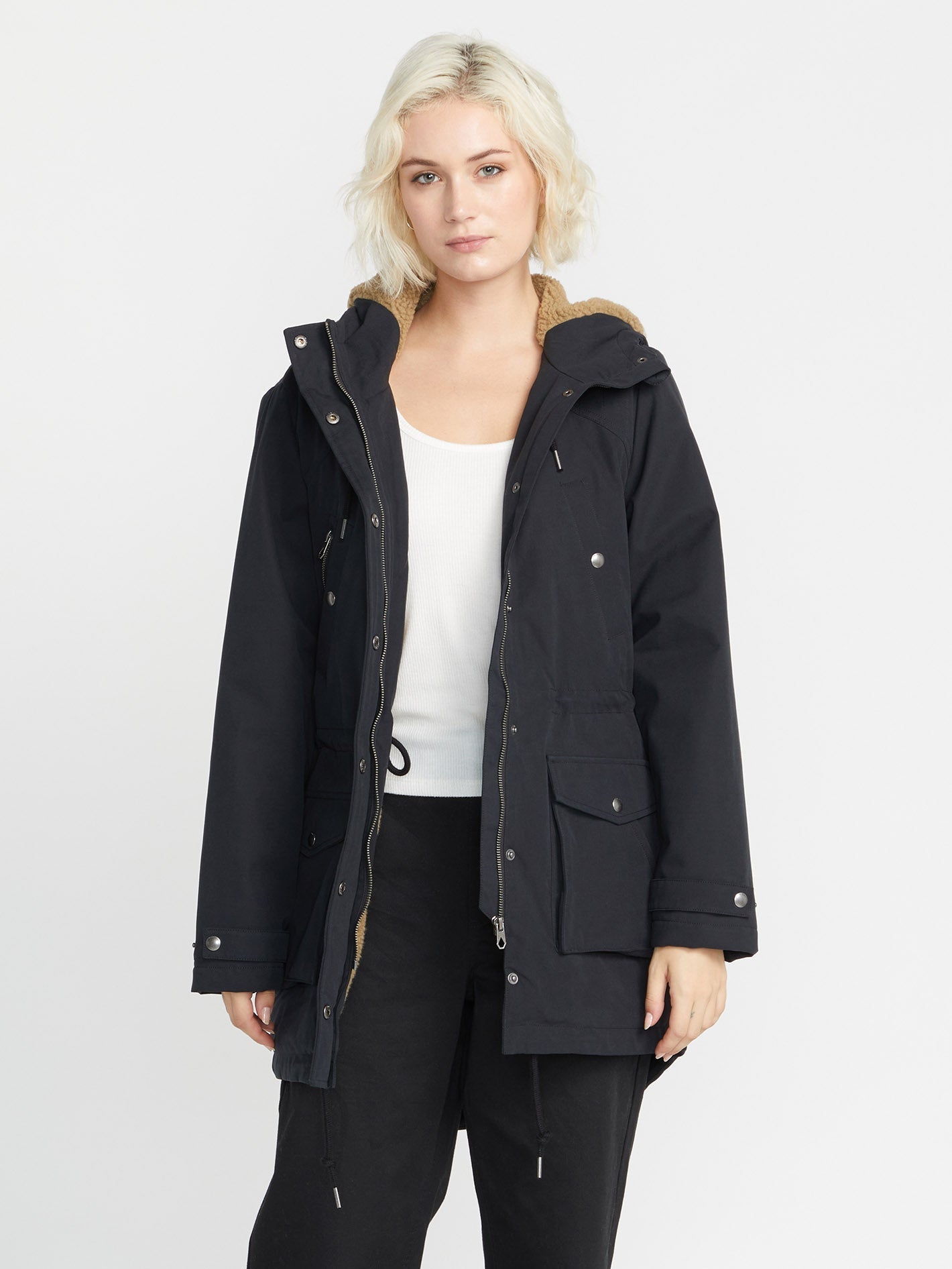 Walk On By 5K Parka - Schwarz