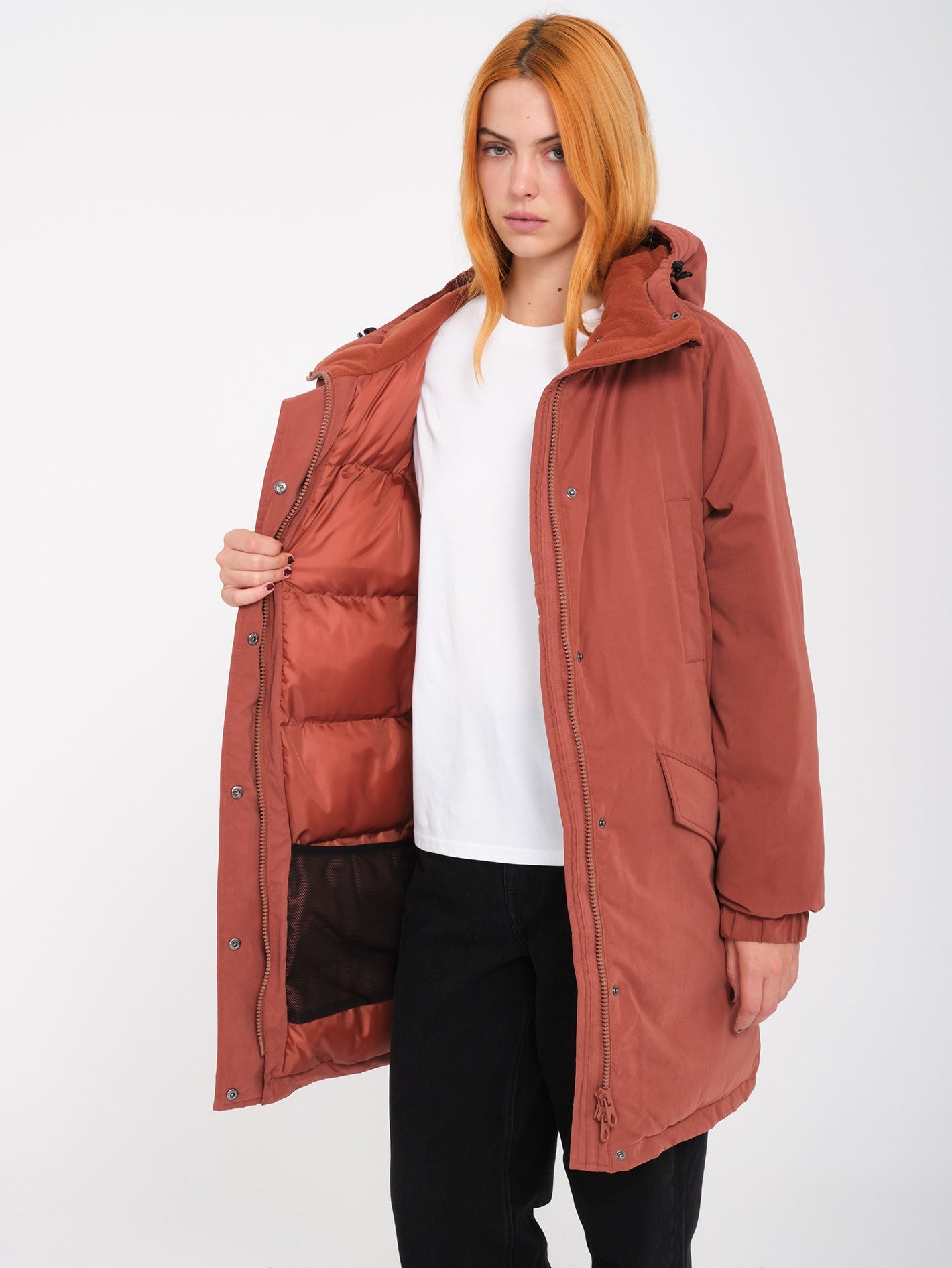 Sleepi Puff Up Parka - Kastanienbraun