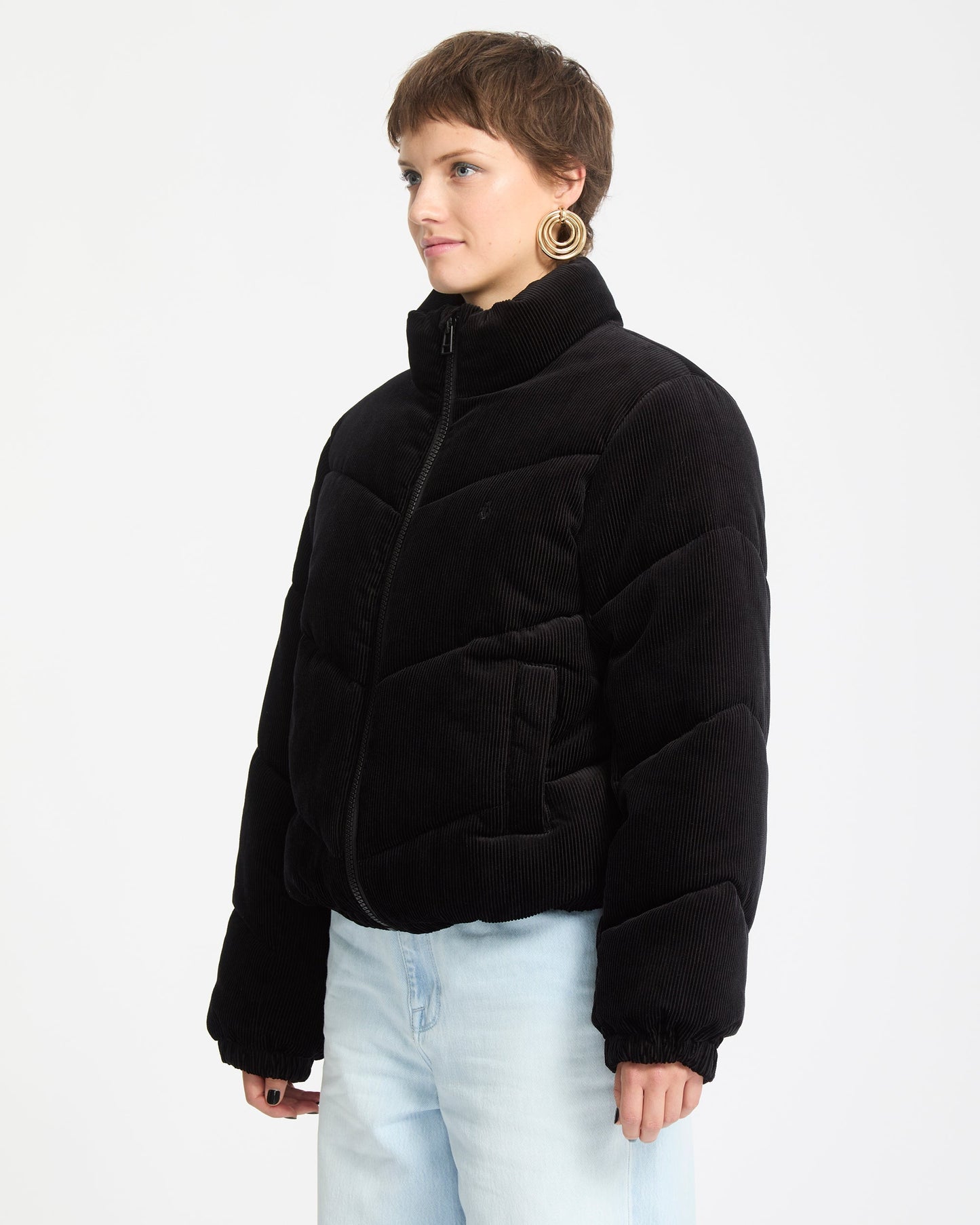 Veste Doudoune Cord'N Stone - Black