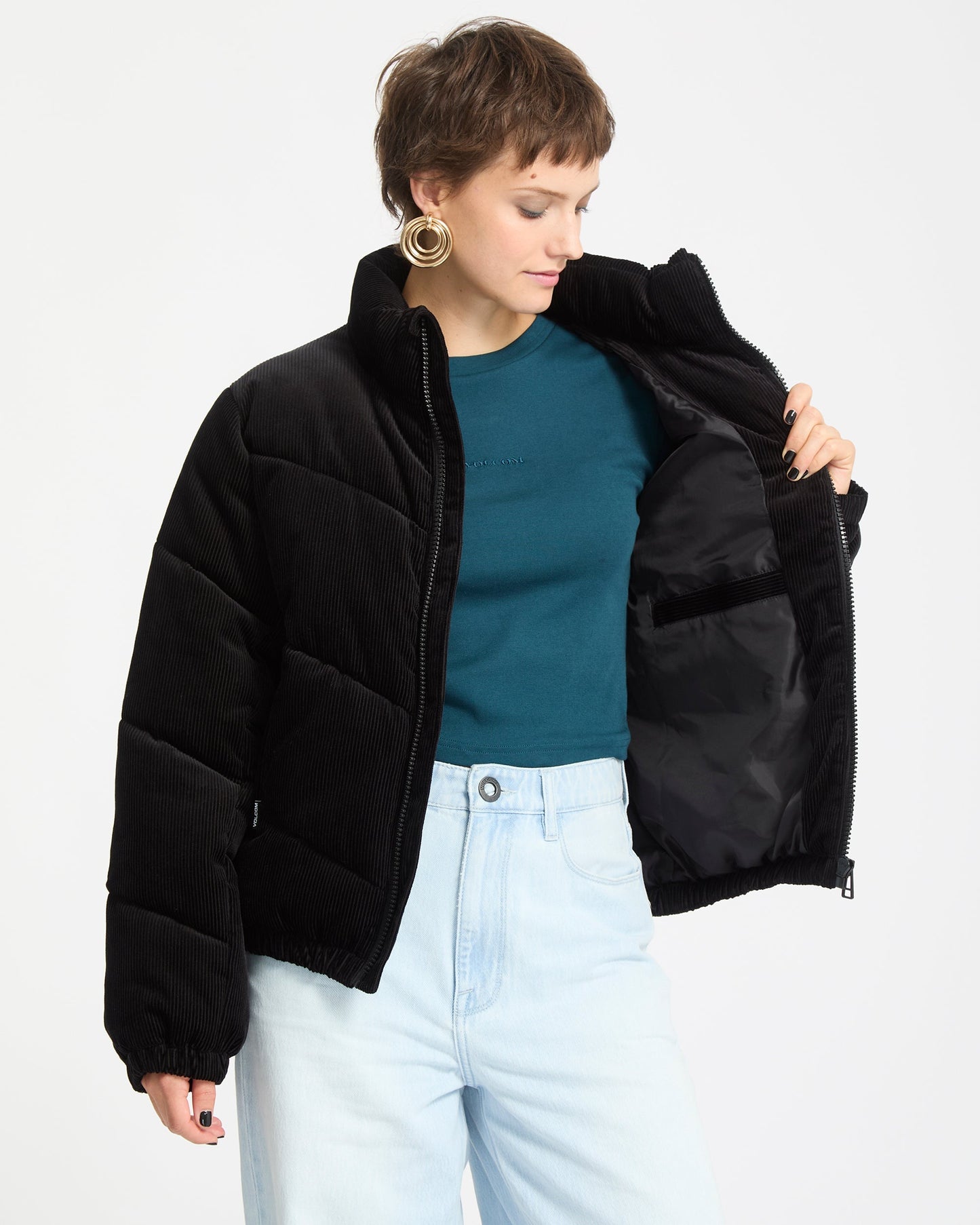 Veste Doudoune Cord'N Stone - Black