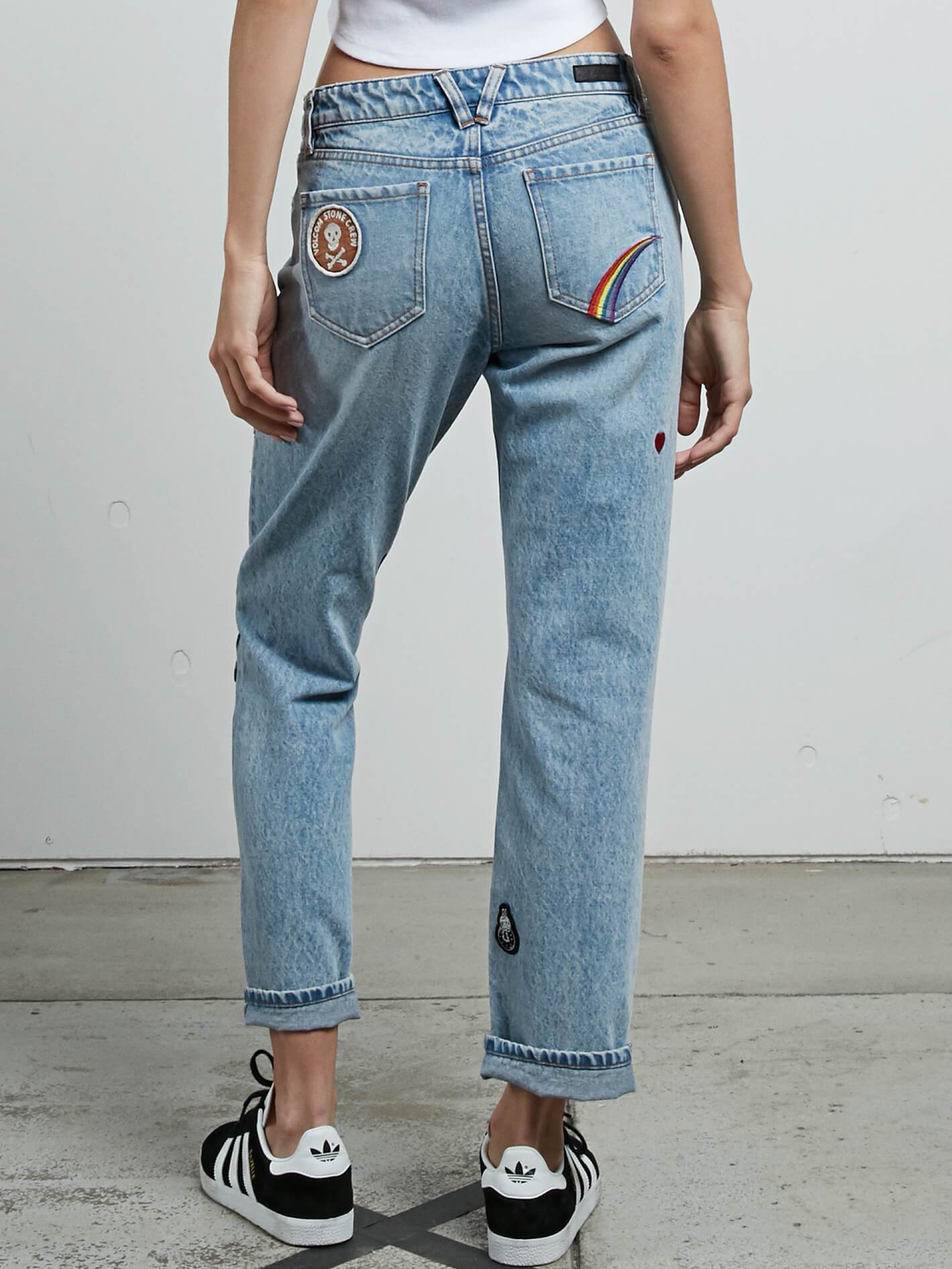 Georgia May Jagger boyfriend jeans - Chlorine