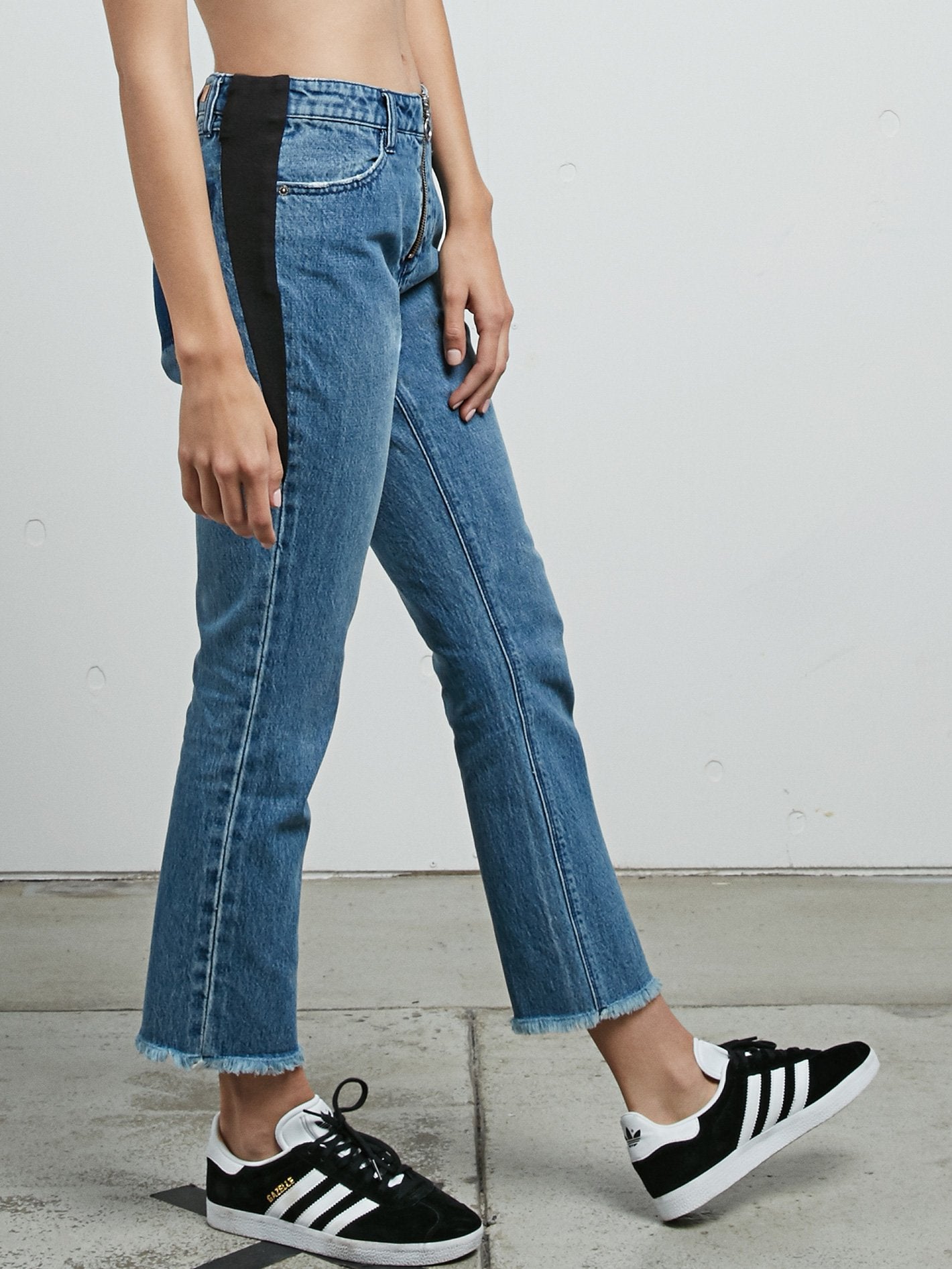 HOT MOM JEAN SMOKEY BLUE