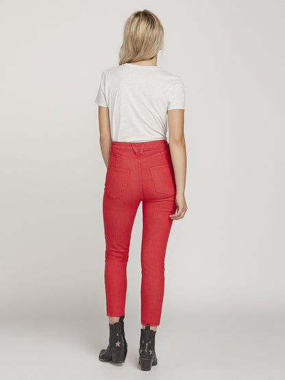 Jean Gmj High Rise - Red