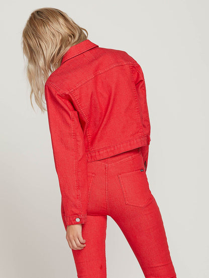 Veste Gmj Shrunken - Red