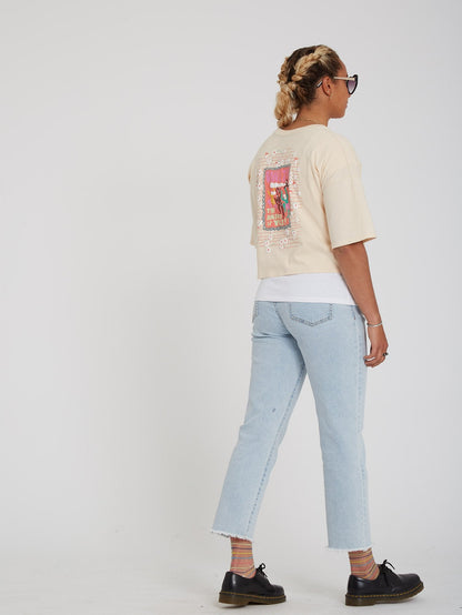 Stone Step High Rise Denim Jeans - THRIFTER BLUE LIGHT