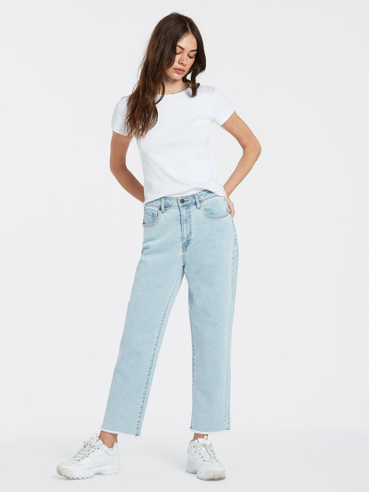 Jean Stone Step High Rise Denim - THRIFTER BLUE LIGHT